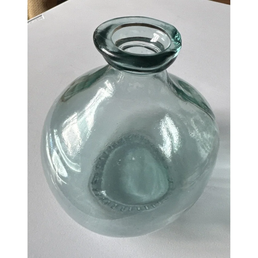 Bubble Glass Vase Demijohn Onion Simplicity Vase 100% Recycled Eco Friendly‎